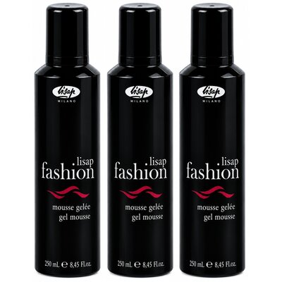 Lisap Gel Mousse Mode 3x250ml PACK ÉCONOMIQUE !