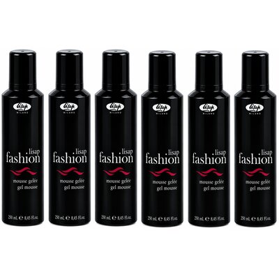 Lisap Mousse Gel Moda 6x250ml CONFEZIONE CONVENIENZA!