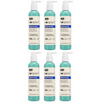 Lisap Keraplant Refining Shampoo 6x250 ml VOORDEELPAKKET!