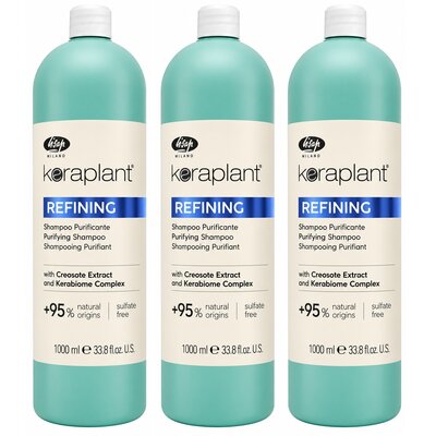 Lisap Keraplant Refining Shampoo 3x1000ml VALUE PACK!