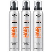 Lisap High Tech Hair Mousse Brushing, 3x300ml VOORDEELPAKKET!