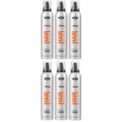 Lisap Espuma para el cabello de alta tecnología para cepillar, ¡paquete económico de 6 x 300 ml!