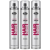 Lisap Lacca per capelli ad alta tecnologia, senza gas, forte, confezione convenienza 3x300 ml!