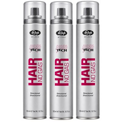 Lisap Laque capillaire haute technologie sans gaz, forte tenue, lot de 3 x 300 ml !