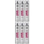 Lisap Lacca per capelli ad alta tecnologia, senza gas, forte, confezione convenienza da 6 flaconi da 300 ml!