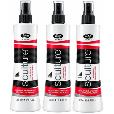 Lisap Sculture Extra Starkes Sprühgel, 3 x 250 ml Vorteilspackung!