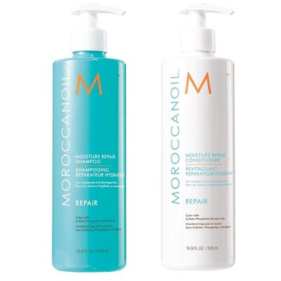 Moisture Repair Shampoo & Conditioner Duo, 2 x 500 ml