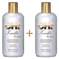 CHI Keratin Reconstructing Shampoo, 2 x 355 ml SPARPAKET!