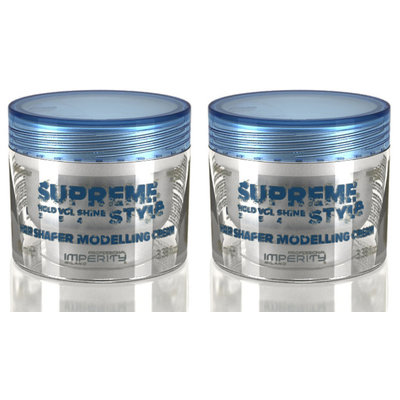 Imperity Cera modeladora moldeadora de cabello Supreme Style, 2 x 100 ml ¡PAQUETE AHORRO!