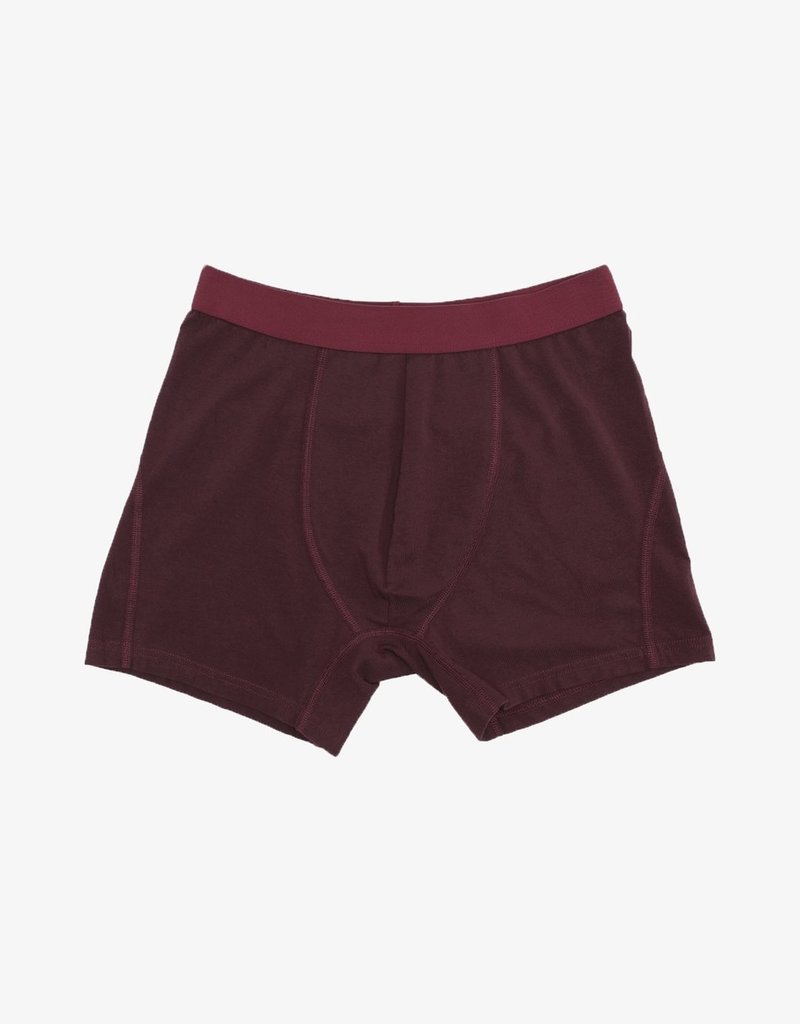 COLORFUL STANDARD Colorful Standard Classic Organic Boxer Briefs Oxblood Red