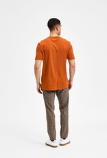 SELECTED HOMME Slhrelaxcolman SS 0-Neck Tee B Bombay Brown