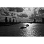 Rotterdam skyline vanaf de maas