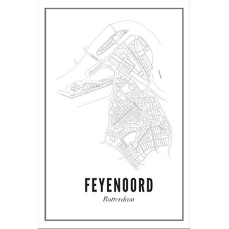 Wijck Feyenoord | Rotterdam | Poster 30 x 40 cm