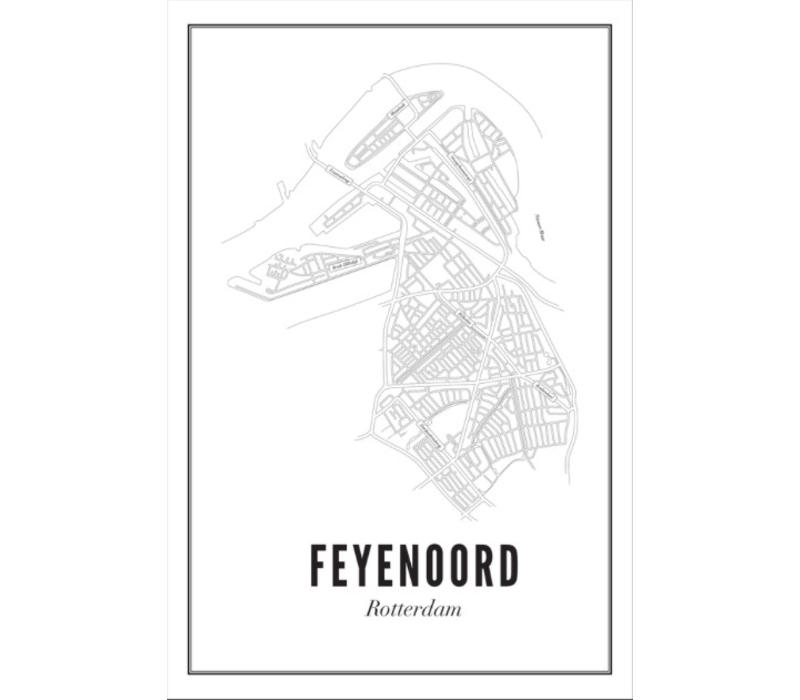 Poster 50x70 - Feijenoord