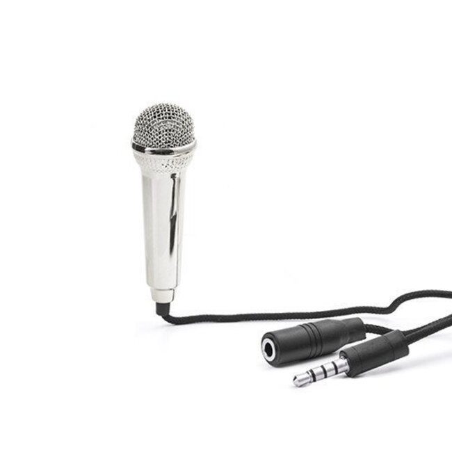 Kikkerland Mini karaoke microfoon voor mobiel