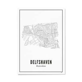 Wijck Poster A4 -Delfshaven
