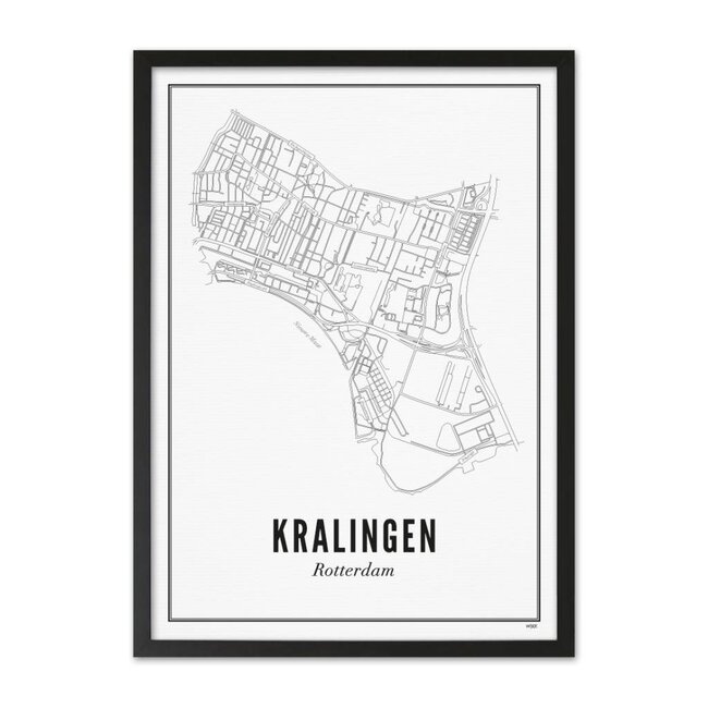 Wijck Poster 30x40 - Kralingen