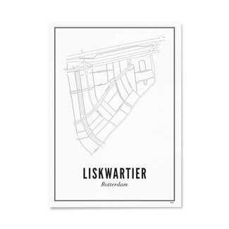 Wijck Poster A4 - Liskwartier