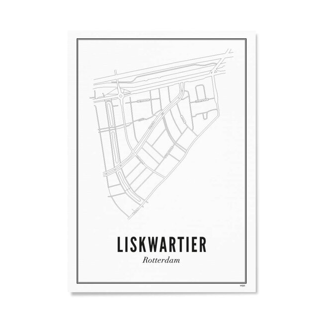 Wijck Poster A4 - Liskwartier