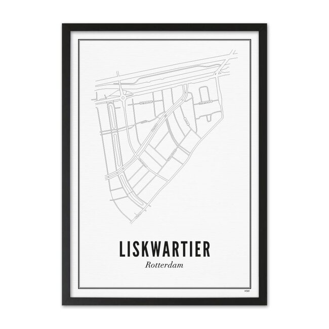 Wijck Poster A4 - Liskwartier