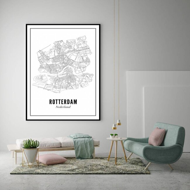 Wijck Poster 30x40 - Rotterdam stad