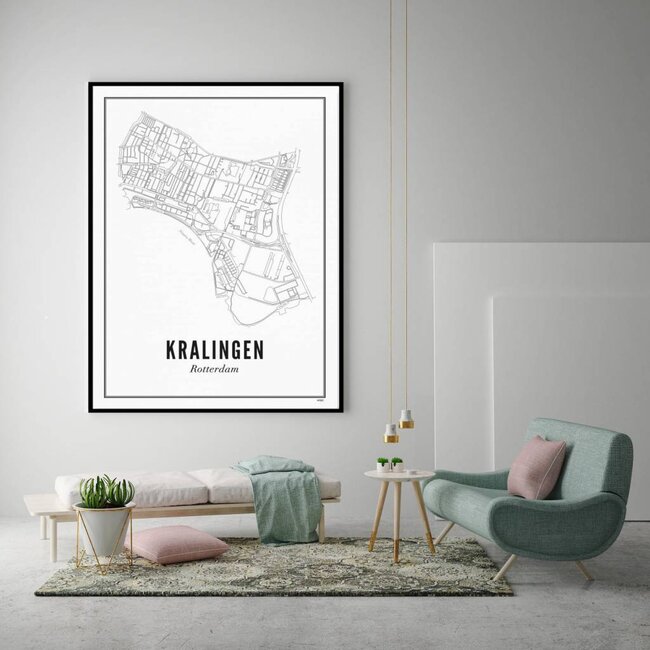 Wijck Poster 30x40 - Kralingen