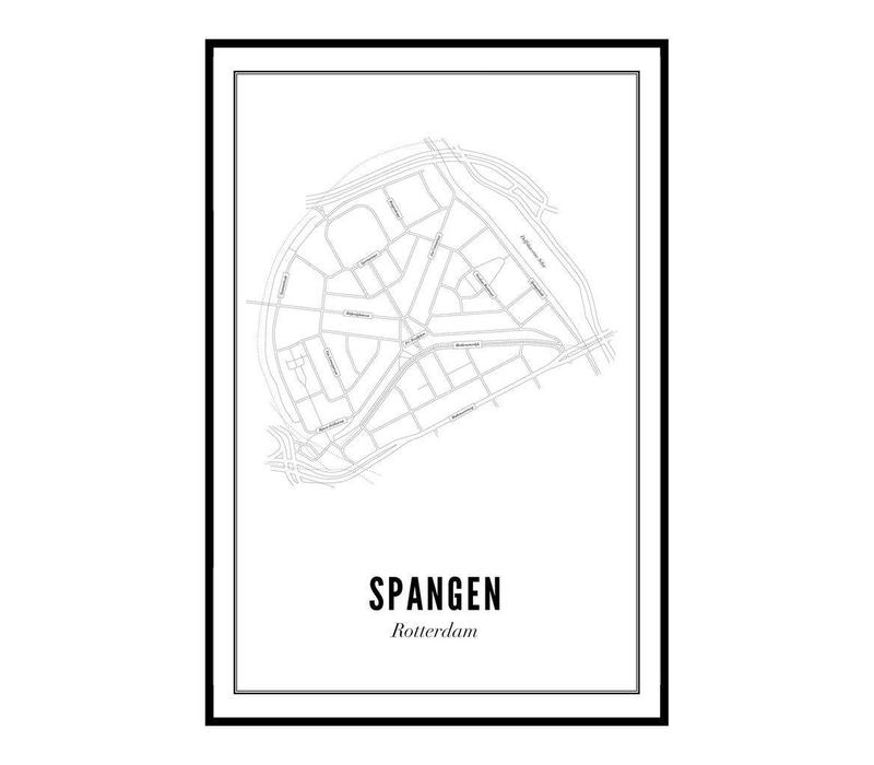 Spangen | Rotterdam | Poster 50 x 70 cm