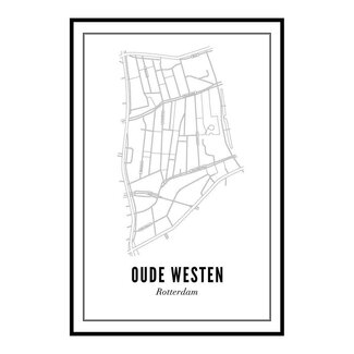 Wijck Poster A4 - Oude Westen