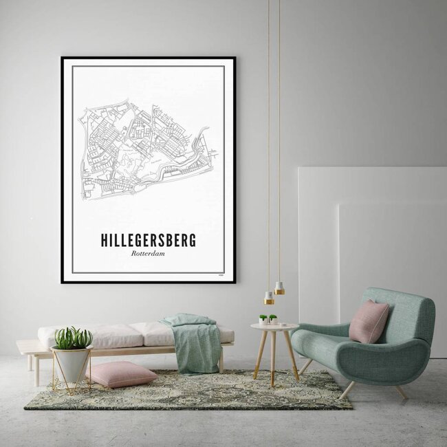 Wijck Hillegersberg | Rotterdam | A4 Poster