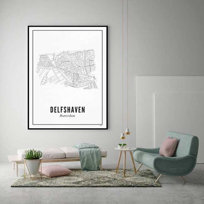 Wijck Poster A4 -Delfshaven