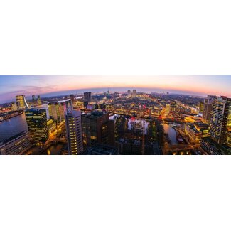 Van stad tot haven bij nacht