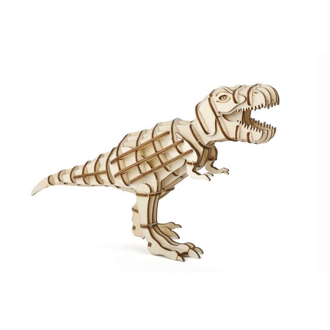 Kikkerland 3D T-Rex houten puzzel