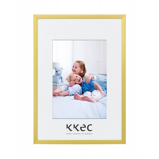Aluminium lijst mat goud – 40x50cm