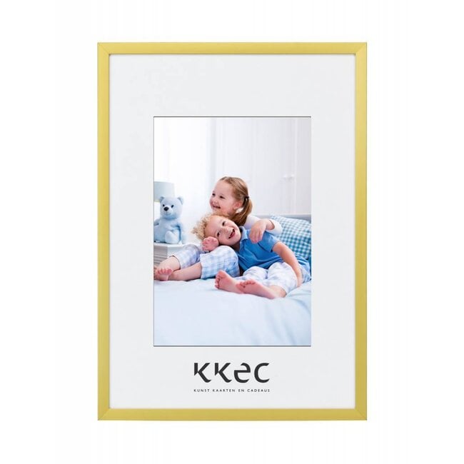 Aluminium lijst mat goud – 84x118,8cm