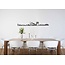 Cityshapes Skyline Rotterdam - zwart mdf 90cm