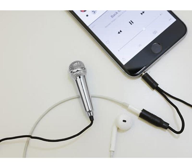 Mini karaoke microfoon voor mobiel