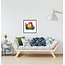 Rotterdam poster | Witte huis | Pop art poster | 30x30