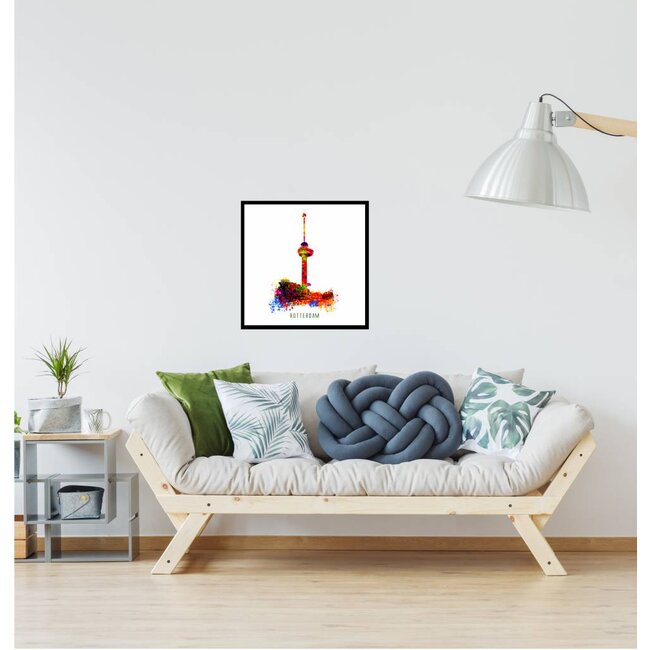 Rotterdam poster | Euromast | Pop art poster | 30x30