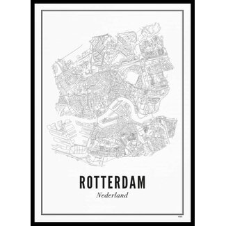 Wijck Poster A4 - Rotterdam stad