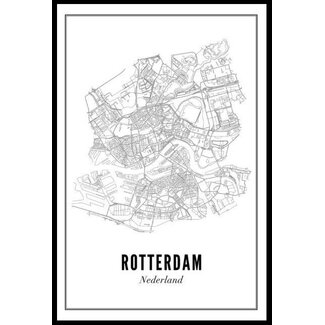 Wijck Poster Rotterdam stad | 50x70 cm | Wijck