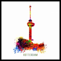 Rotterdam poster | Euromast | Pop art poster | 30x30