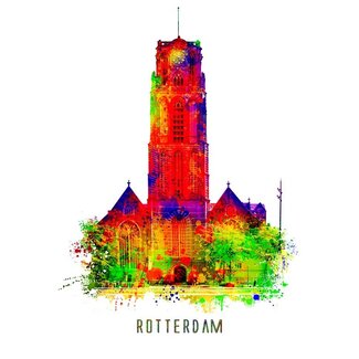 Laurenskerk - Rotterdam | Pop art