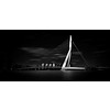 Christian Grass Erasmusbrug Zwart wit | Rotterdam skyline