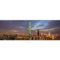 Taipei skyline panorama