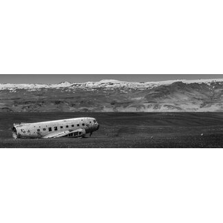 Vliegtuig wrak panorama