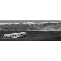 Vliegtuig wrak panorama
