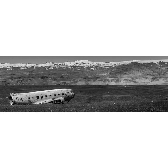 Vliegtuig wrak panorama