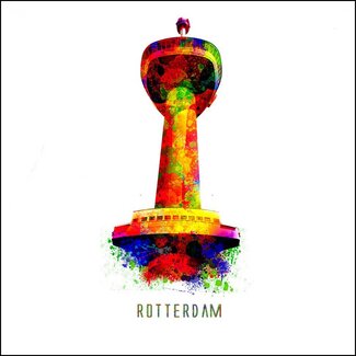 Euromast 2 | Pop art poster | 30x30 cm