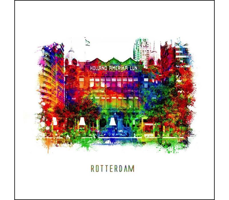 Rotterdam poster | Hotel New York | Pop art poster | 30x30