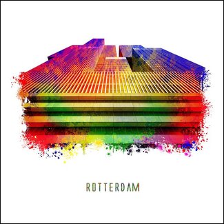 De Rotterdam | Pop art poster | 30x30 cm